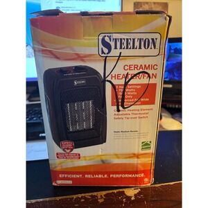 STEELTON Ceramic Heater/Fan withSTEELTON Ceramic Heater/Fan with Safety Features